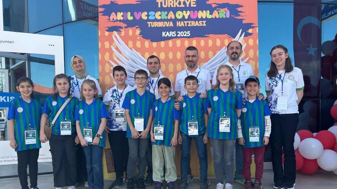 Türkiye Akıl ve Zeka Oyunları Finali Kars'ta yapıldı.